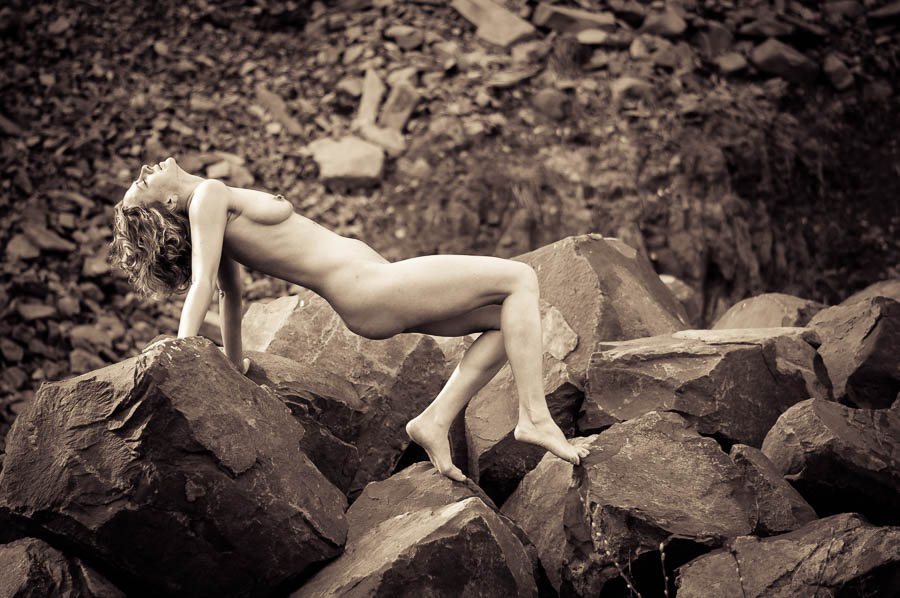 Akt in der Natur